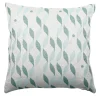 Cuscino Carrè azzurro in tessuto Jacquard TALIA