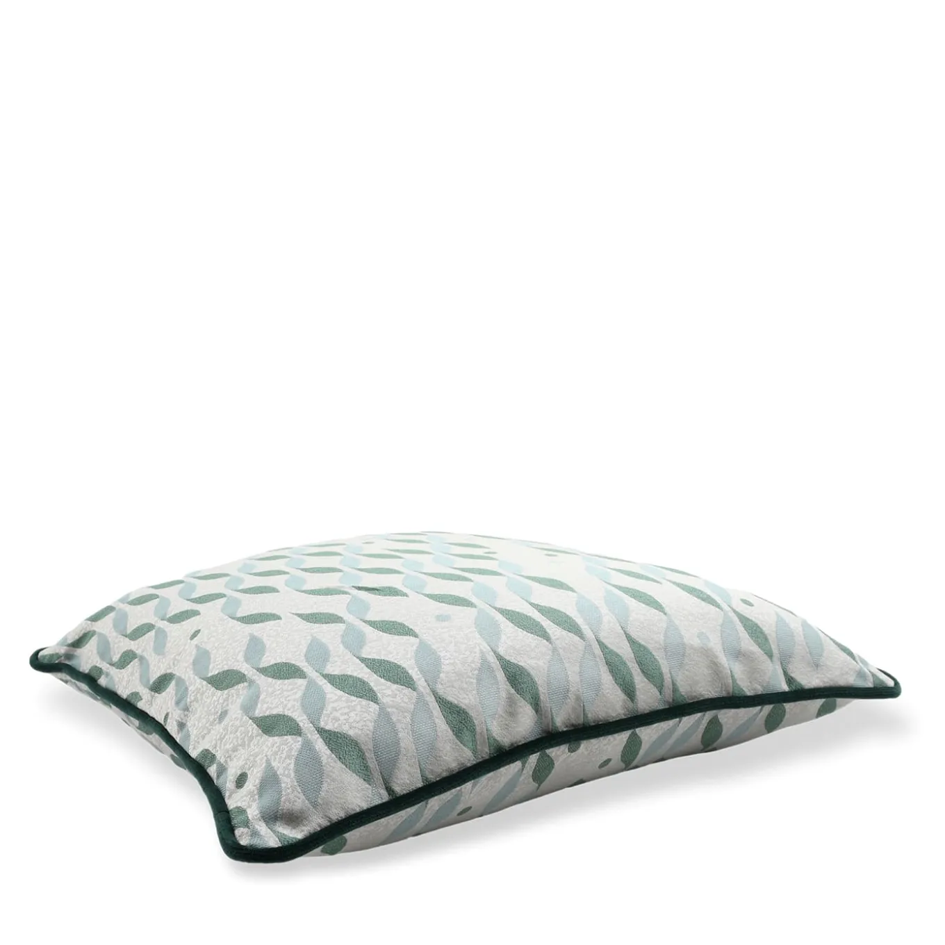 Cuscino Carrè Azzurro in tessuto jacquard TALIA