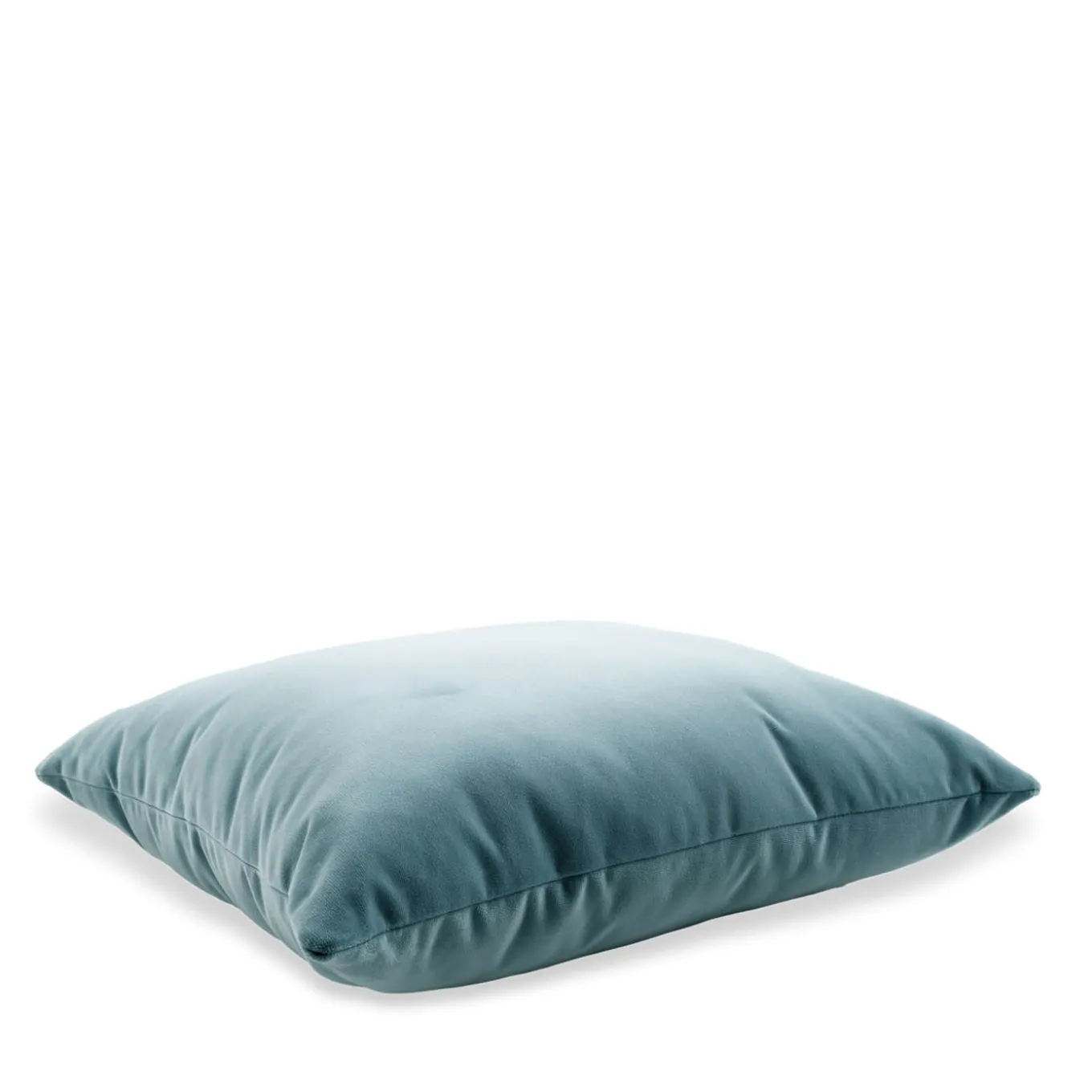 Cuscino Carrè Azzurro in Velluto di Cotone
