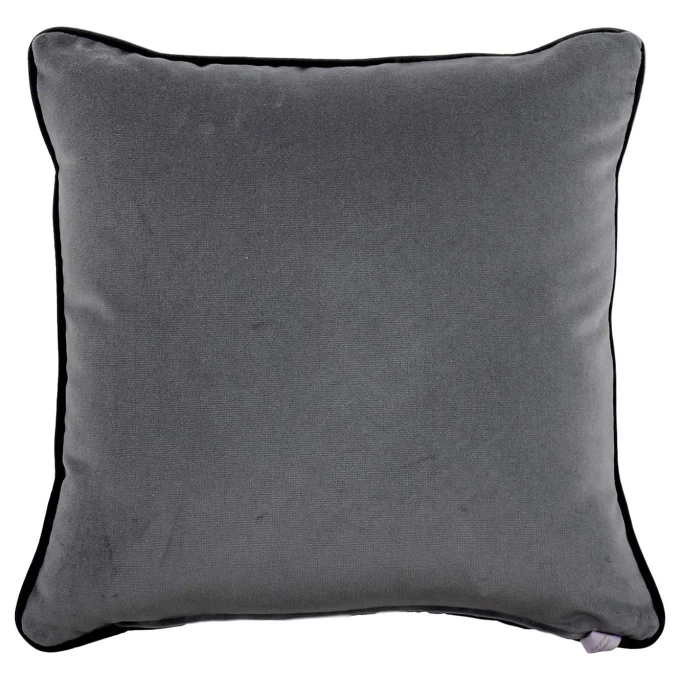 Cuscino Carrè bianco e nero in tessuto jacquard geometrico