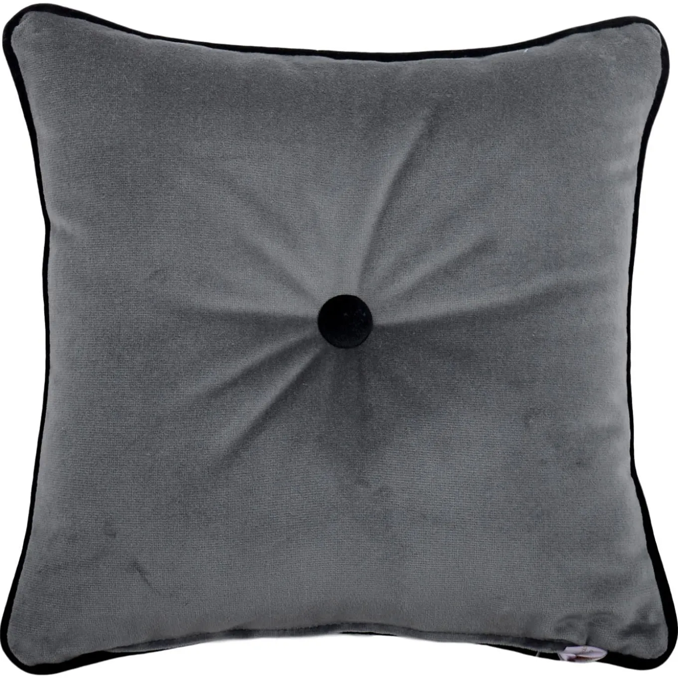Cuscino Carrè dorato e argentato in tessuto jacquard Bloom