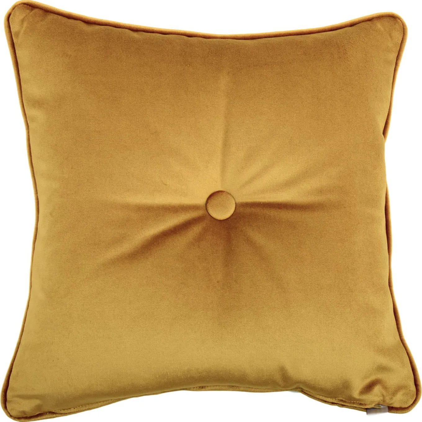 Cuscino Carrè dorato in tessuto jacquard Bloom