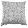 Cuscino Carrè in tessuto jacquard Hypnose Deco e Velluto di Cotone