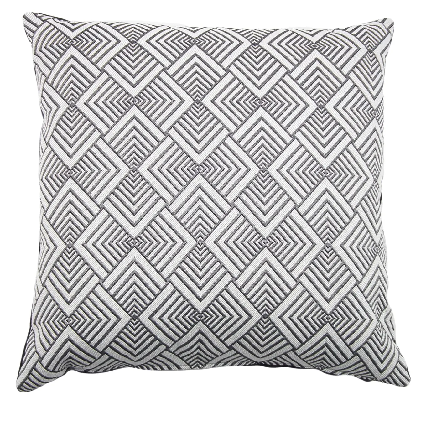 Cuscino Carrè in tessuto jacquard Hypnose Deco e Velluto di Cotone