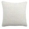 Cuscino Carrè in tessuto jacquard treccia