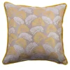 Cuscino Carrè in tessuto jacquard floreale