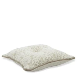 Cuscino Carrè in tessuto jacquard avorio Lovely