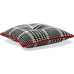 Cuscino Carré in tessuto jacquard Prince di Galles