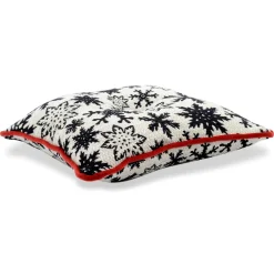 Cuscino Carré in tessuto jacquard alpino