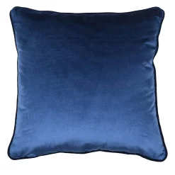 Cuscino Carrè in Velluto di Seta Bluette
