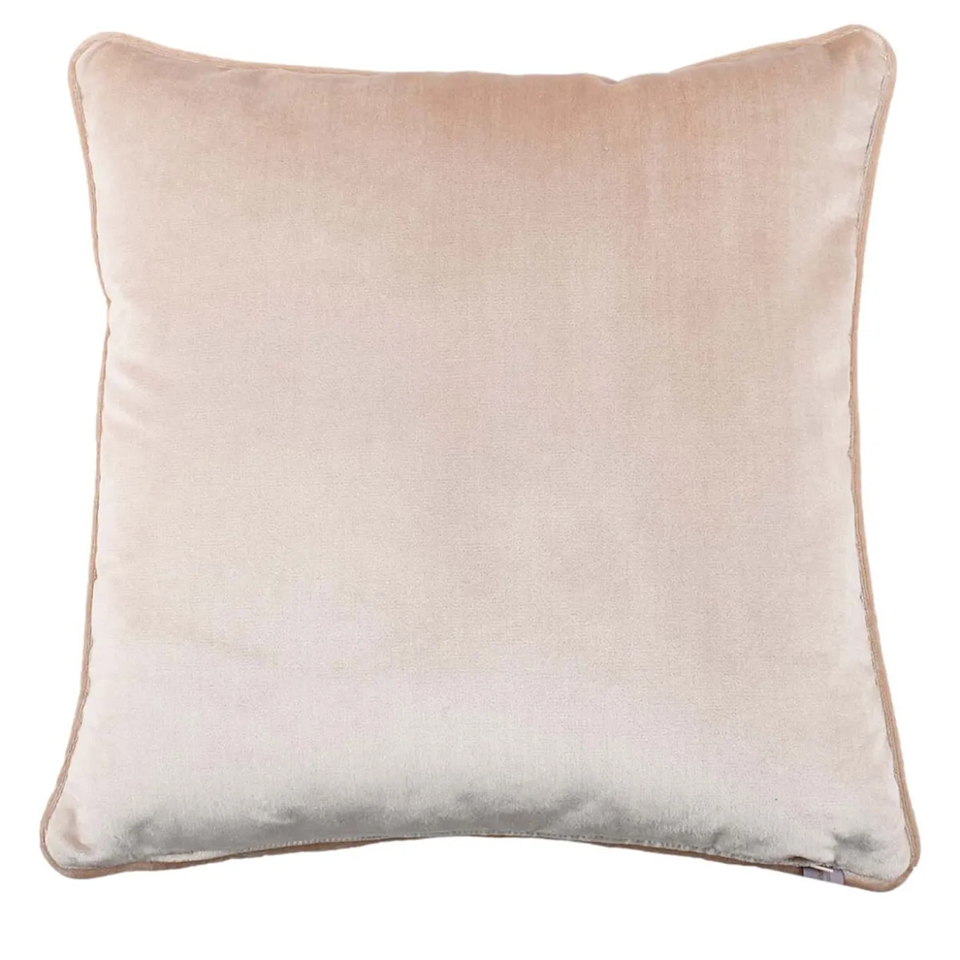 Cuscino Carrè in velluto di seta rosa