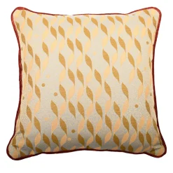 Cuscino Carrè Oro in tessuto jacquard TALIA