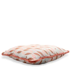 Cuscino Carrè Rosa in tessuto jacquard TALIA