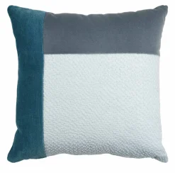 Cuscino Carrè T in Tessuto Jacquard e Velluti