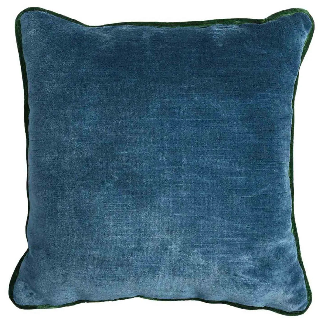Cuscino Carrè verde in tessuto jacquard a righe
