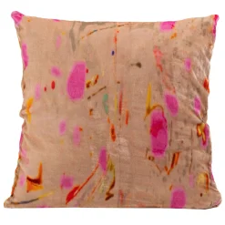 Cuscino Desert Dream in Velluto di Seta Beige di Coralla