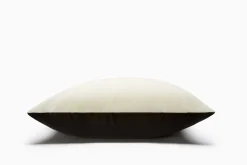 Cuscino DOPPIO ORIZZONTALE in velluto bianco e nero
