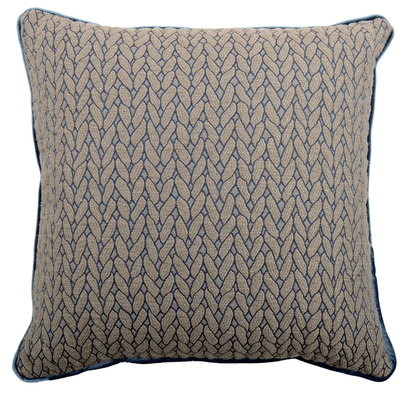 Cuscino Dove Carrè in tessuto Tricot Jacquard