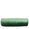 Cuscino Emerald Roll Rullo in velluto di seta