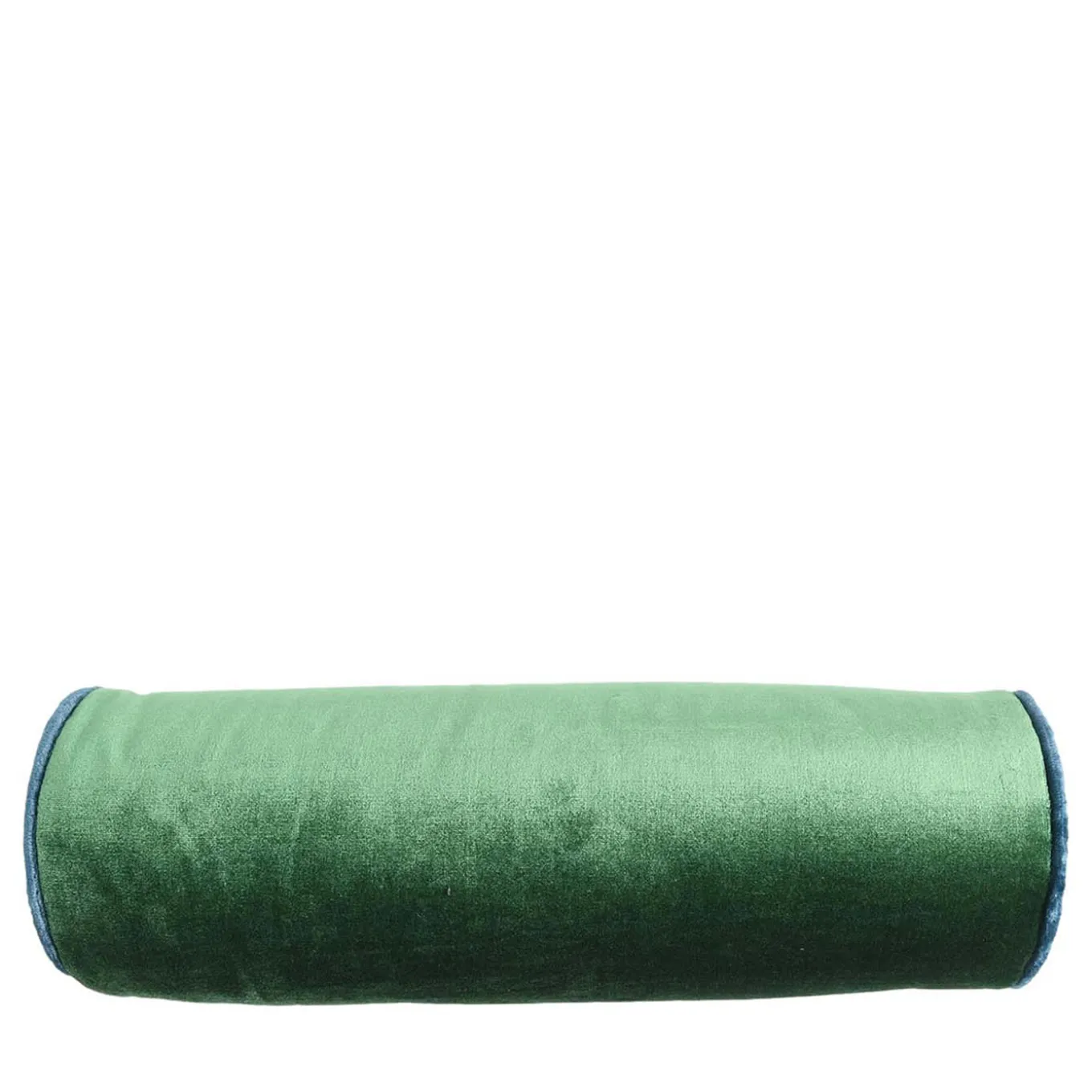 Cuscino Emerald Roll Rullo in velluto di seta