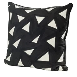 Cuscino Geo bianco e nero
