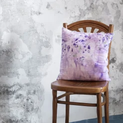 Cuscino imbottito in velluto di seta Dream Amethyst