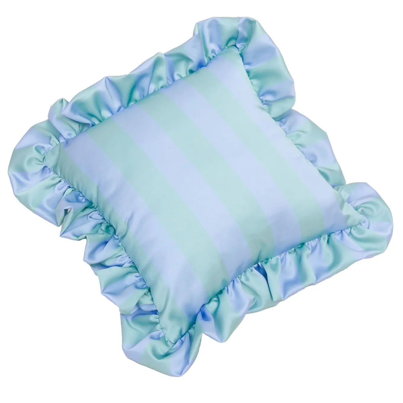 Cuscino in poliestere riciclato azzurro Bon Bon