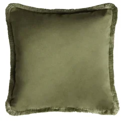 Cuscino in velluto verde Major Collection