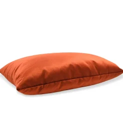 Cuscino Longue in Velluto di Seta Bruciato
