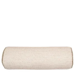 Cuscino Natural Roll Rullo in tessuto jacquard