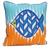 Cuscino Pesce Palla Blu