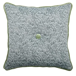 Cuscino Quadrato Carrè in Filigrana Comete Jacquard Blu