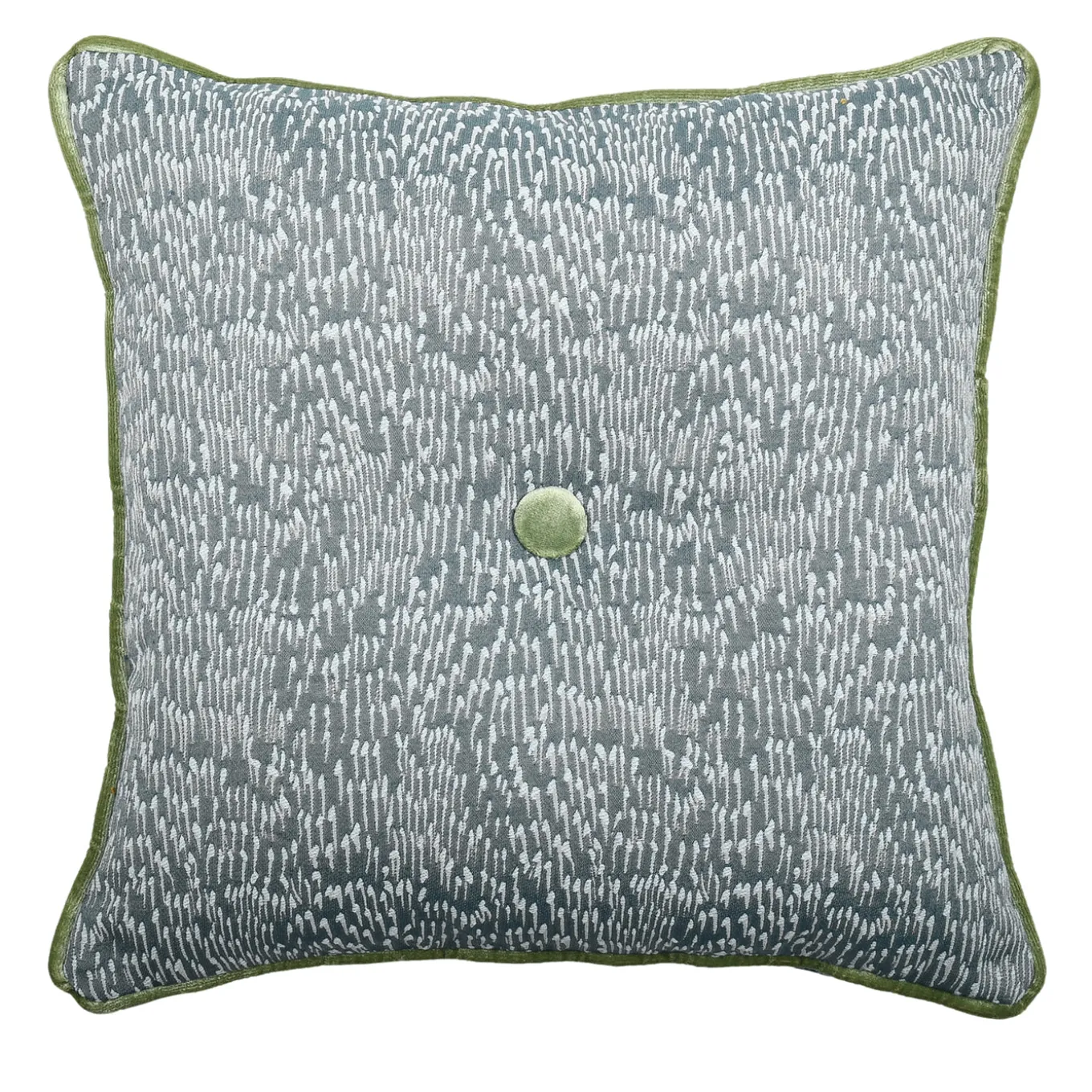 Cuscino Quadrato Carrè in Filigrana Comete Jacquard Blu