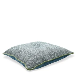 Cuscino Quadrato Carrè in Filigrana Comete Jacquard Blu