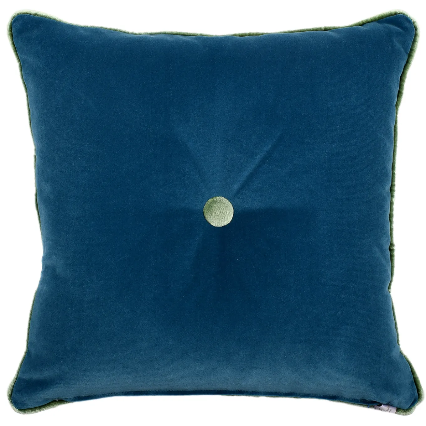 Cuscino Quadrato Carrè in Filigrana Comete Jacquard Blu
