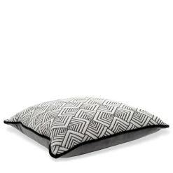 Cuscino quadrato Carrè in Tessuto Jacquard Hypnose Deco