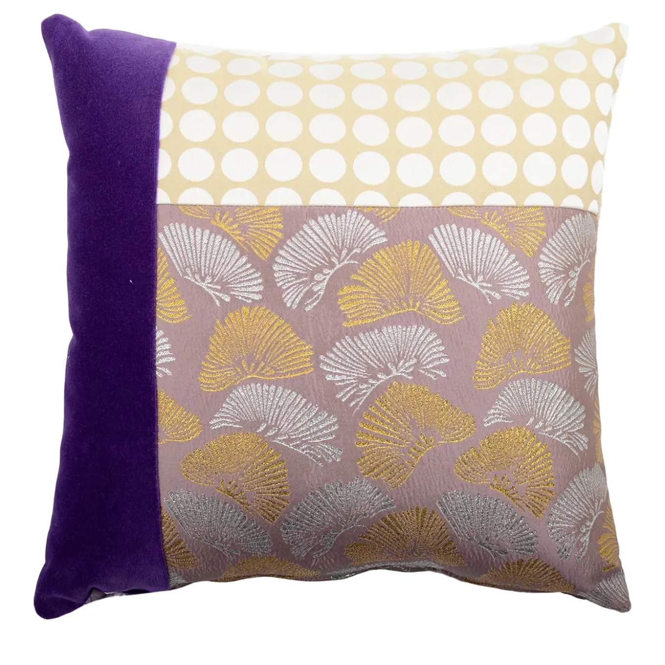 Cuscino Quadrato Carrè T in tessuto jacquard