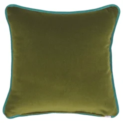 Cuscino quadrato Carrè verde azzurro