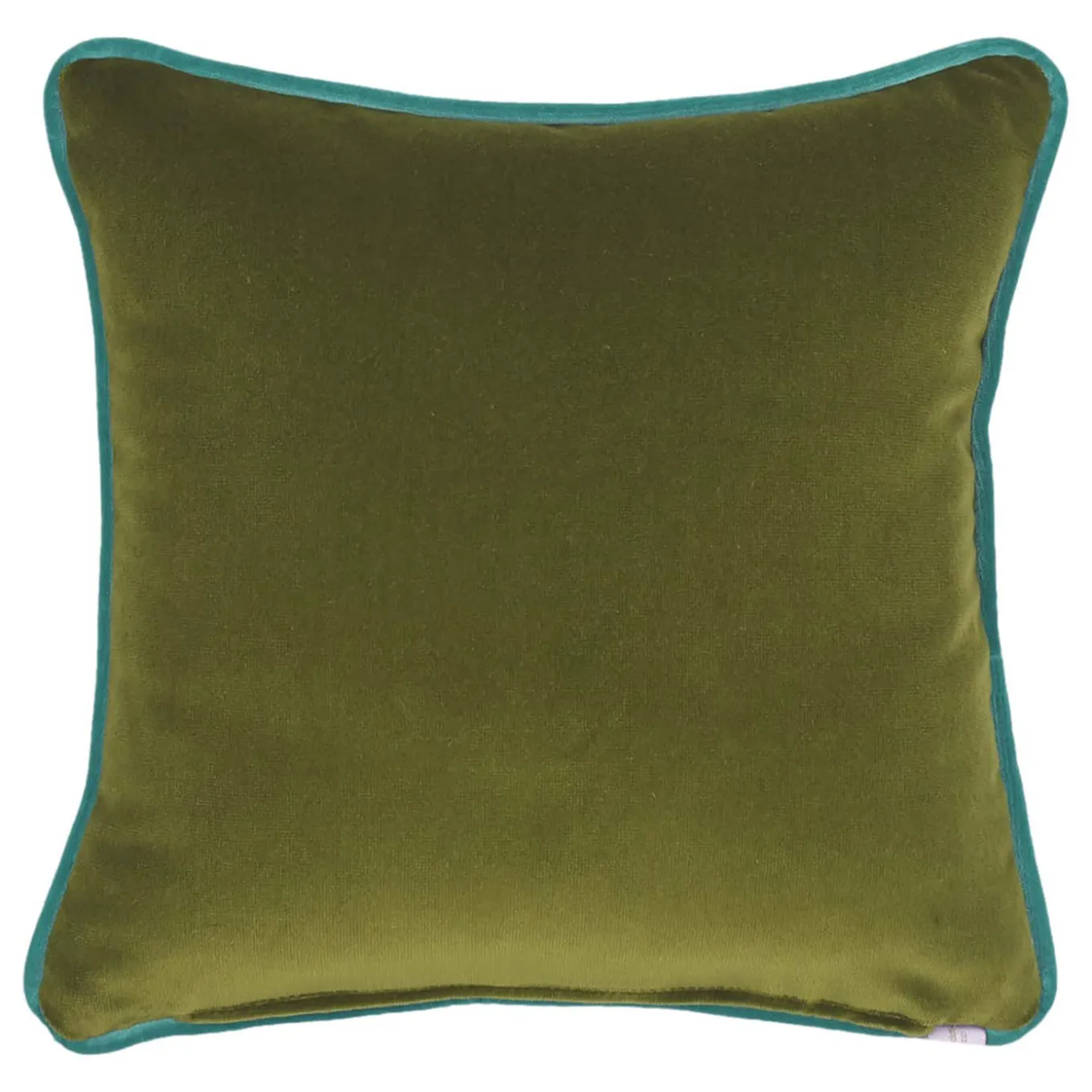 Cuscino quadrato Carrè verde azzurro