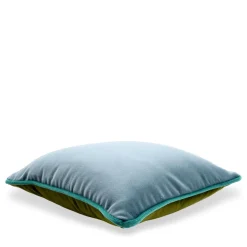 Cuscino quadrato Carrè verde azzurro