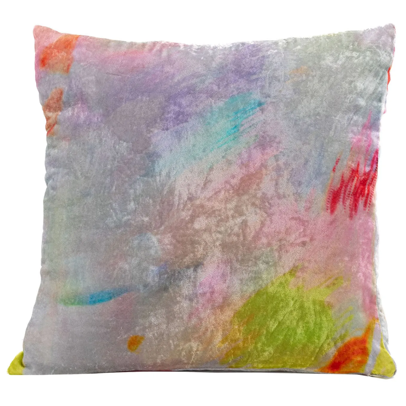 Cuscino Rainbow Dream in Velluto di Seta Multicolore di Coralla #2