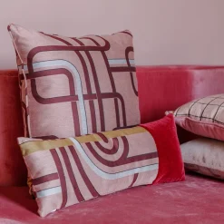 Cuscino rettangolare Simple in tessuto jacquard Les Intrigues