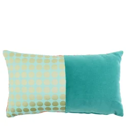 Cuscino Tiffany Bis in tessuto jacquard a pois