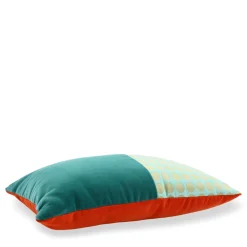 Cuscino Tiffany Bis in tessuto jacquard a pois