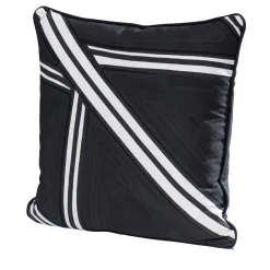 Cuscino Tria bianco e nero