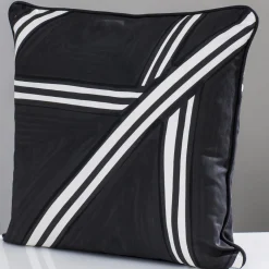 Cuscino Tria bianco e nero