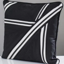 Cuscino Tria bianco e nero