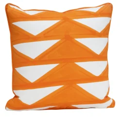 Cuscino Triangoli Arancione