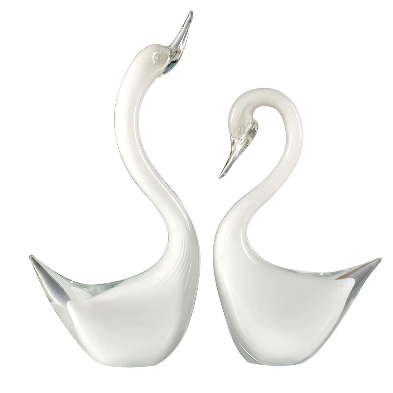 Cynus Set di due cigni bianchi