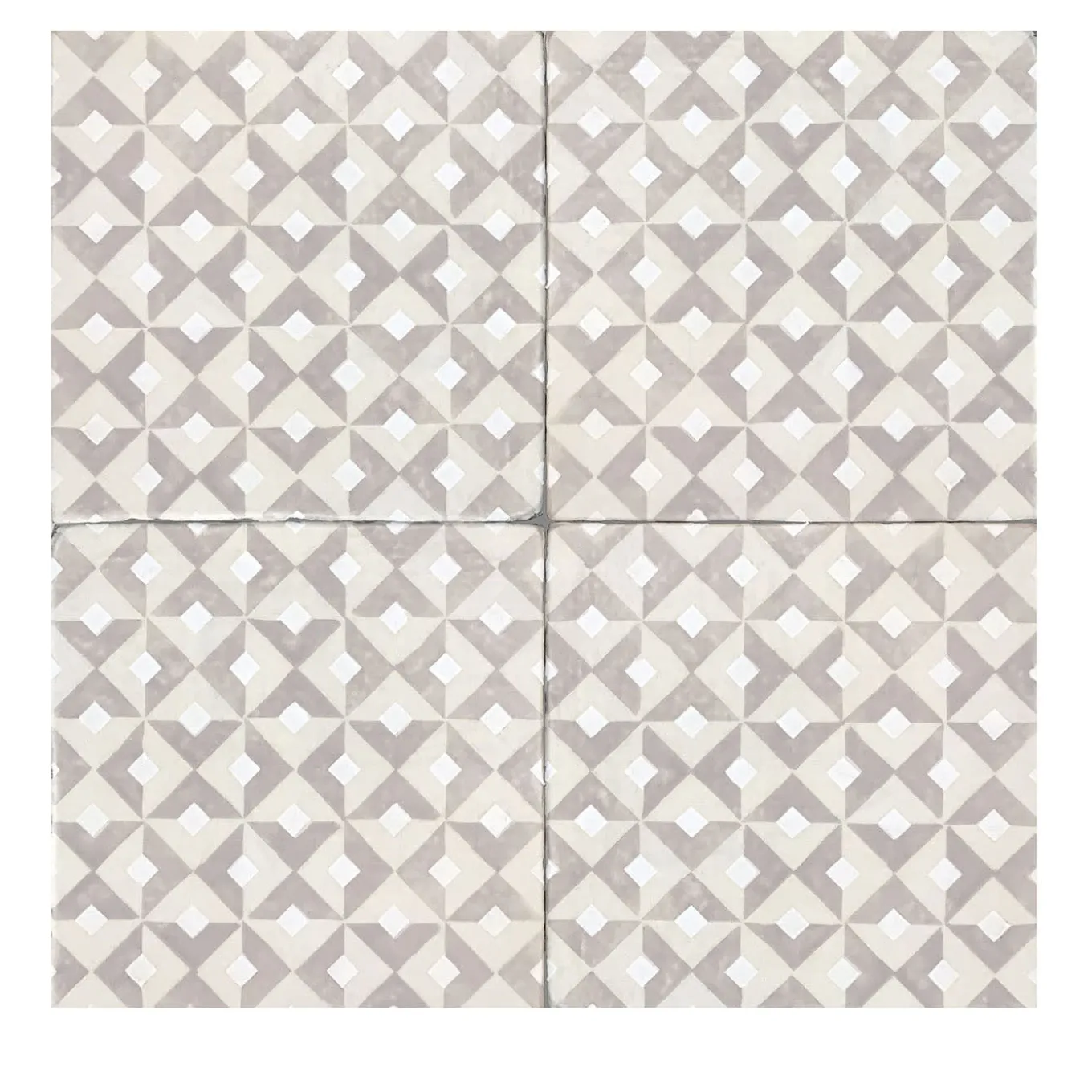 Daamè Set di 25 piastrelle quadrate avorio #1